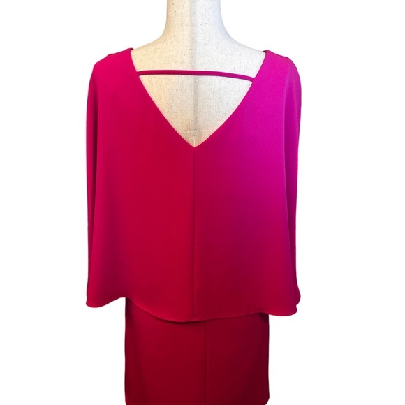 Giani Bini Barbie pink oversized XS mini lined dress‎ flowy sleeves - Picture 2 of 10